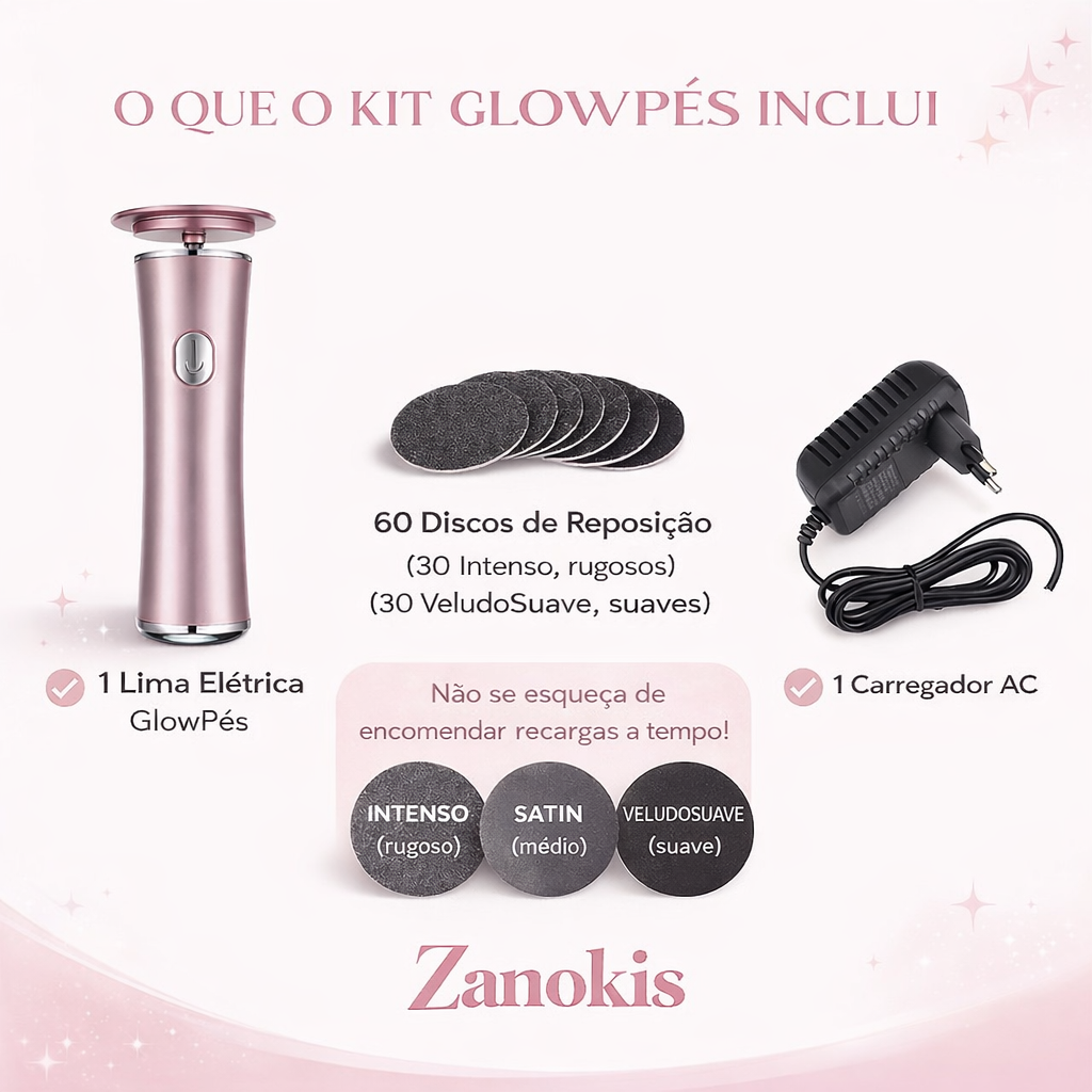 ✨ GlowPés – Kit de Cuidado Elétrico para Pés